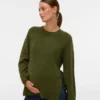 Strickpullover mit Rundhalsausschnitt und normaler Passform aus Strickwaren