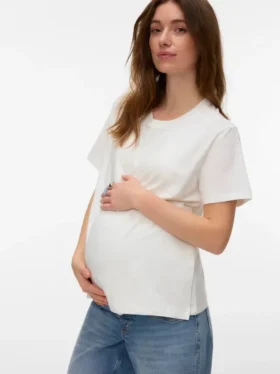T-Shirt mit Rundhalsausschnitt und normaler Passform