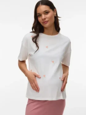 T-Shirt mit Rundhalsausschnitt und normaler Passform