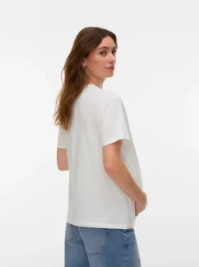 T-Shirt mit Rundhalsausschnitt und normaler Passform
