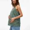 Top mit V-Ausschnitt in Regular-Fit