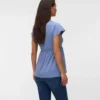 Top mit V-Ausschnitt in Regular-Fit