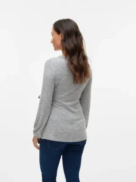 Top mit V-Ausschnitt in Regular-Fit