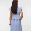 Top mit V-Ausschnitt in Regular-Fit