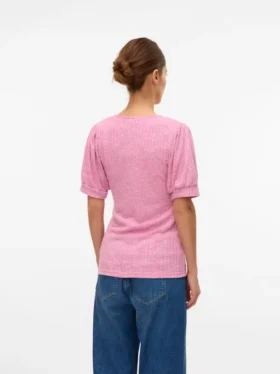 Top mit V-Ausschnitt in Regular-Fit