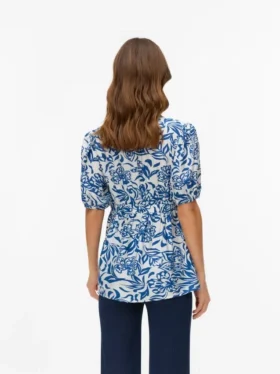 Top mit V-Ausschnitt in Regular-Fit