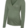Top mit V-Ausschnitt in Regular-Fit
