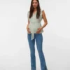 Top mit V-Ausschnitt in Regular-Fit