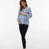 Top mit V-Ausschnitt in Regular-Fit