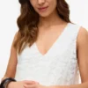Top mit V-Ausschnitt in Regular-Fit