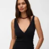 Top mit V-Ausschnitt in Regular-Fit