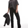 Topshop-Jeans mit hoher Taille und geradem Schnitt