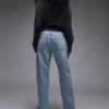 Topshop-Jeans mit hoher Taille und geradem Schnitt