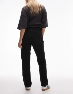Topshop-Jeans mit hoher Taille und geradem Schnitt