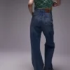 Topshop Jeans mit mittlerer Leibhöhe und lockerer Passform