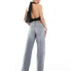 Topshop Jeans mit mittlerer Leibhöhe und lockerer Passform