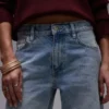 Topshop Jeans mit mittlerer Leibhöhe und weitem Bein