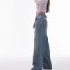 Topshop Jeans mit niedriger Taille und lockerer Passform