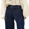 Topshop Jeans mit niedriger Taille und lockerer Passform