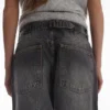 Topshop-Jeans mit tiefem Bund und weitem Bein