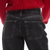 Topshop-Jeans mit tiefem Bund und weitem Bein