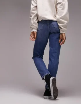 Topshop Mom-Fit-Jeans mit hoher Taille