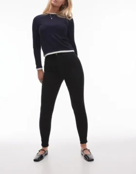 Topshop Skinny-Fit-Jeans mit hoher Taille