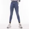 Topshop Skinny-Fit-Jeans mit hoher Taille