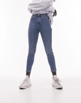 Topshop Skinny-Fit-Jeans mit hoher Taille