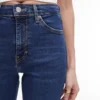 Topshop Skinny-Fit-Jeans mit hoher Taille
