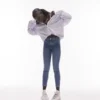 Topshop Skinny-Fit-Jeans mit hoher Taille