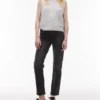 Topshop Straight-Fit-Jeans mit mittlerer Leibhöhe
