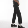 Topshop Straight-Fit-Jeans mit mittlerer Leibhöhe