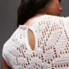 Topshop Strick-Tanktop «Stitchy» mit Wellenrand
