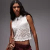 Topshop Strick-Tanktop «Stitchy» mit Wellenrand
