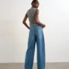 Tsalma High Rise Barrel Fit Jeans