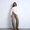 Tsbarrel Jeans mit hoher Taille und Barrel-Fit