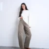 Tsbarrel Jeans mit hoher Taille und Barrel-Fit