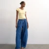 Tsbelle Mid Rise Barrel Fit Jeans