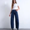 Tsbarrel High Rise Barrel Fit Jeans