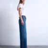 Tscinch Jeans mit niedriger Leibhöhe und weitem Bein