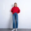 Tscinch Jeans mit niedriger Leibhöhe und weitem Bein