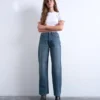 Tscolumn Mid Rise Straight Fit Jeans