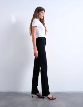 Tsdree High-Rise-Jeans in schmaler, gerader Passform