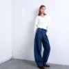 Tselodie Barrel-Fit-Jeans