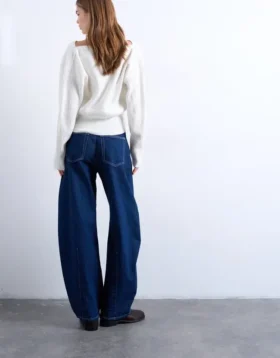 Tselodie Barrel-Fit-Jeans