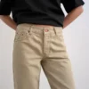 Tsember Jeans mit niedriger Leibhöhe und weitem Bein