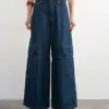 Tseva Jeans mit mittlerer Leibhöhe und weitem Bein