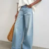 Tshorizon Jeans mit mittlerer Leibhöhe und weitem Bein