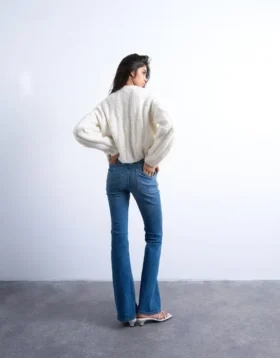Tsjamie High-Rise-Jeans mit ausgestelltem Schnitt